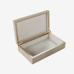 Cora Box -AuraLiving Furniture Store 112596 cora box cream open acc3808