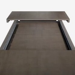 Raffles Grey Extending Dining Table -AuraLiving Furniture Store 139626 raffles ext dining table grey detail3