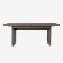 Raffles Grey Extending Dining Table -AuraLiving Furniture Store 139627 raffles ext dining table grey front