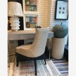 Jacques Grey Desk -AuraLiving Furniture Store 140824 jacques theodore yasmin