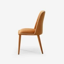 Milo Orange Dining Chair -AuraLiving Furniture Store 140836 milo chair side