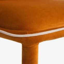 Milo Orange Dining Chair -AuraLiving Furniture Store 141230 milo close up 1
