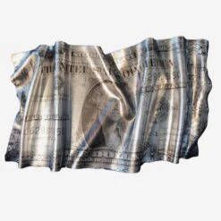 Dollar Bill Masterpiece Artwork -AuraLiving Furniture Store 142585 dollar bill masterpiece silver