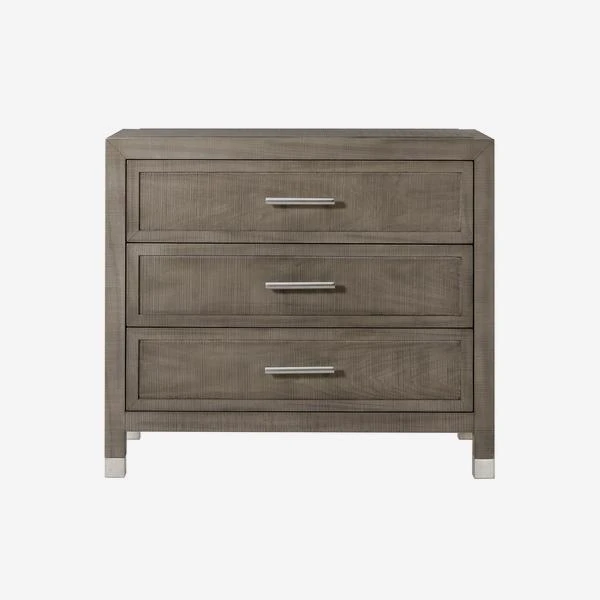 Raffles Nightstand, Grey 1 Raffles Nightstand, Grey