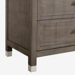 Raffles Nightstand, Grey 13 Raffles Nightstand, Grey -AuraLiving Furniture Store 148854 raffles drawer leg detail