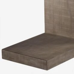 Raffles End Table, Grey -AuraLiving Furniture Store 148901 raffles side table grey detail2