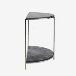 Elise Grey Console Table, Grey 9 Elise Grey Console Table, Grey -AuraLiving Furniture Store 204564 elise side table grey side st0383