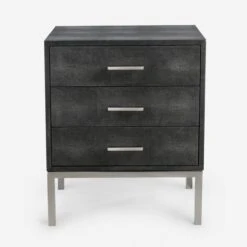 Jasper Grey Side Chest, Grey -AuraLiving Furniture Store 204623 jasper side chest grey front