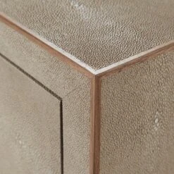 Fitz Cream Bedside Table -AuraLiving Furniture Store 204664 fitz bedside table cream drawer detail st0374