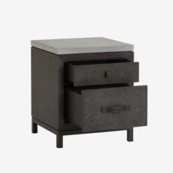 Emerson Bedside Table 11 Emerson Bedside Table -AuraLiving Furniture Store 204740 emerson side table angle