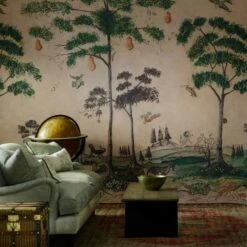 Mythical Land Daybreak Wallpaper, Large A+B Panel -AuraLiving Furniture Store 204977 mythical land large panel wallpaper