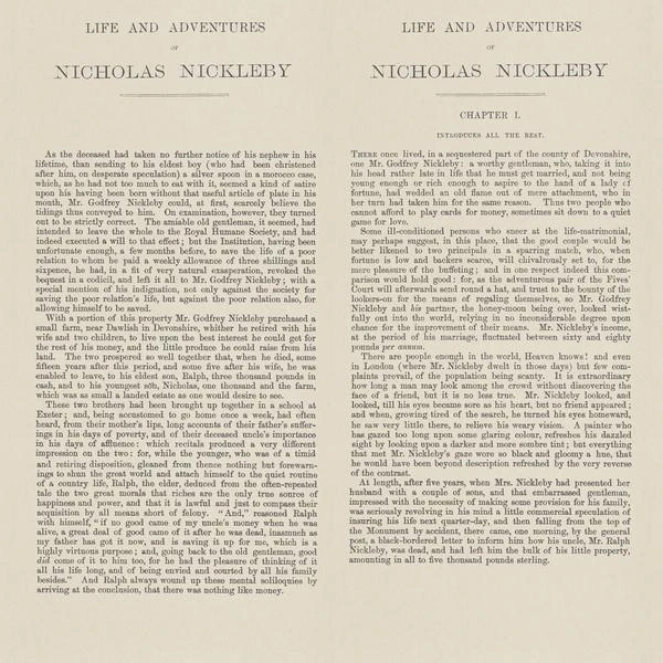 Nicholas Nickleby Wallpaper, Large Panel A + B 2 Nicholas Nickleby Wallpaper, Large Panel A + B - Image 2