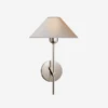 Hackney Wall Light, Polished Nickel