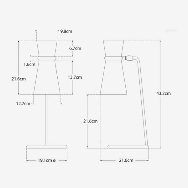 Clarkson Table Lamp, Hand-Rubbed Antique Brass 2 Clarkson Table Lamp, Hand-Rubbed Antique Brass - Image 2