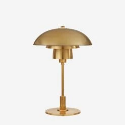 Whitman Desk Lamp, Hand-Rubbed Antique Brass