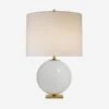 Elsie Table Lamp, Cream / Cream Shade