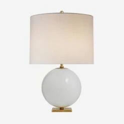 Elsie Table Lamp, Cream / Cream Shade