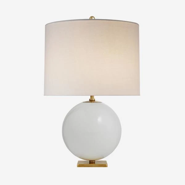 Elsie Table Lamp, Cream / Cream Shade 1 Elsie Table Lamp, Cream / Cream Shade