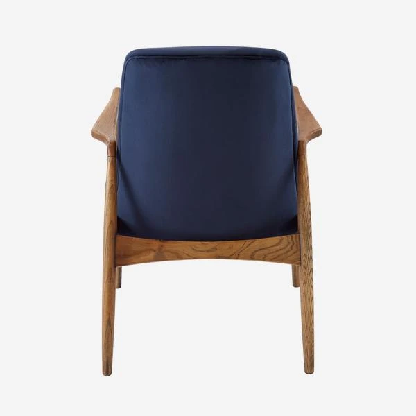 Crispin Chair Chair, Blue 4 Crispin Chair Chair, Blue - Image 4
