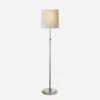 Bryant Floor Lamp, Polished Nickel