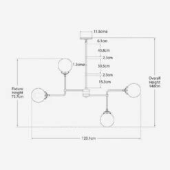 Bistro Chandelier, Hand-Rubbed Antique Brass -AuraLiving Furniture Store 208449 bistro chandelier lmp0397 lmp0398