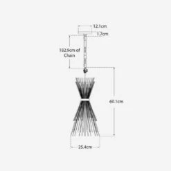 Strada Pendant Light -AuraLiving Furniture Store 208604 strada small diagram