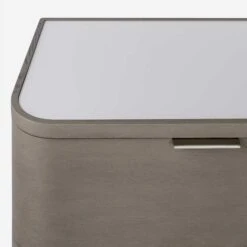 Hampstead Chest Of Drawers -AuraLiving Furniture Store 210483 hampstead dresser smoked oak detail 2