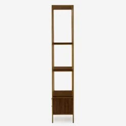 Rufus Bookcase, Dark -AuraLiving Furniture Store 213907 rufus bookcase side bc0012