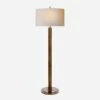 Longacre Floor Lamp, Hand-Rubbed Antique Brass