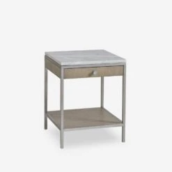 Rufus Side Table, Light 6 Rufus Side Table, Light -AuraLiving Furniture Store 214781 rufus small side table light angle