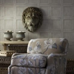 Regent Grey Wallpaper -AuraLiving Furniture Store 214788 regent grey wallpaper lifestyle