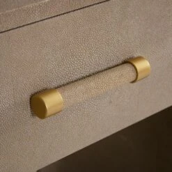 Moby Cream Bedside Table -AuraLiving Furniture Store 214825 moby cream detail