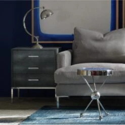 Jasper Grey Side Chest, Grey -AuraLiving Furniture Store 215043 corad sectional sofa cosmos side tables jasper side chests cream and mercury desk light