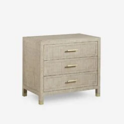 Raffles Nightstand, Natural -AuraLiving Furniture Store 215210 raffles nighstand angle