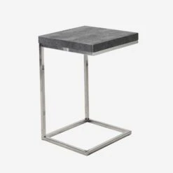 Ashley Grey Side Table -AuraLiving Furniture Store 215532 ashley side table grey angle st0379