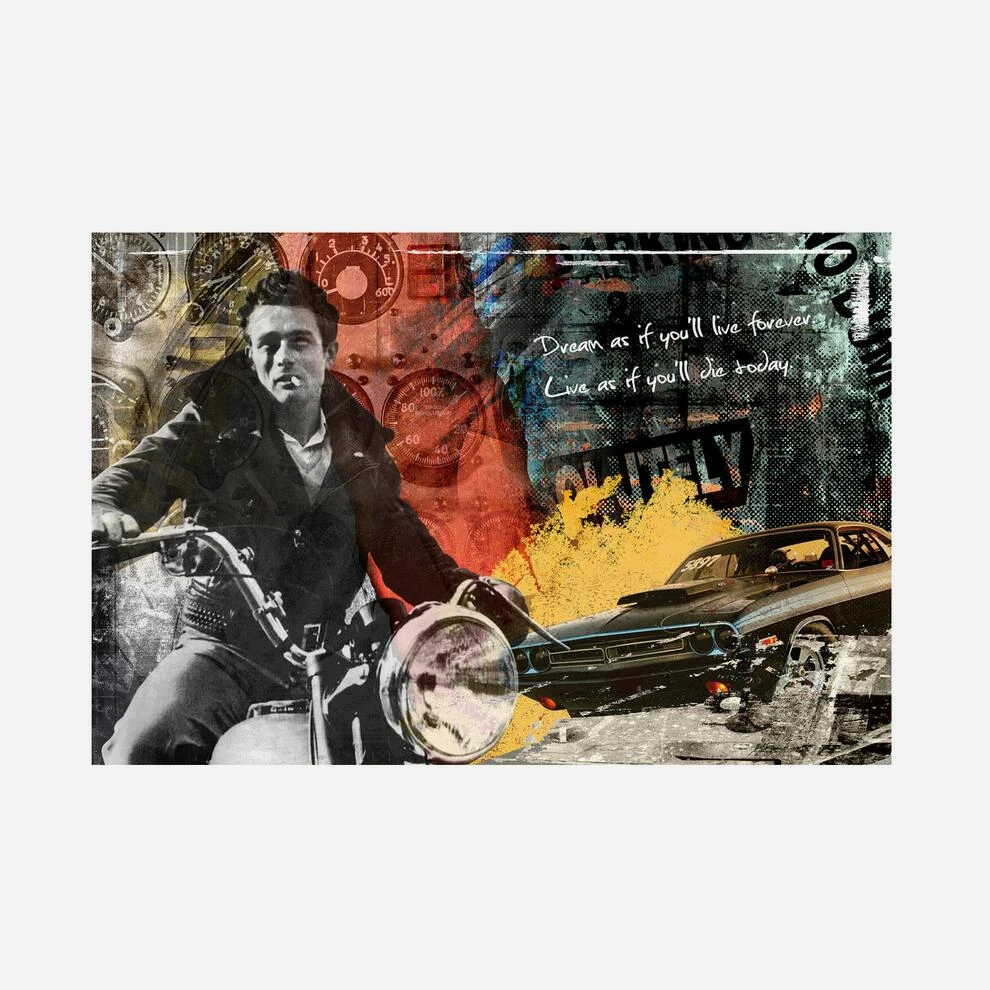 James Dean Plexiglass Artwork 3 James Dean Plexiglass Artwork - Image 3