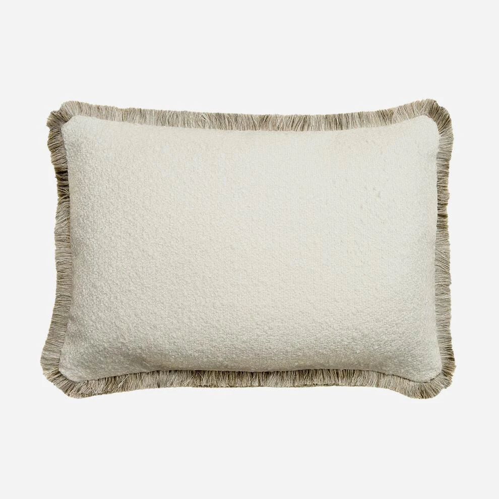 Huntsman Ivory Medium Rectangle Cushion, 55x40 1 Huntsman Ivory Medium Rectangle Cushion, 55x40