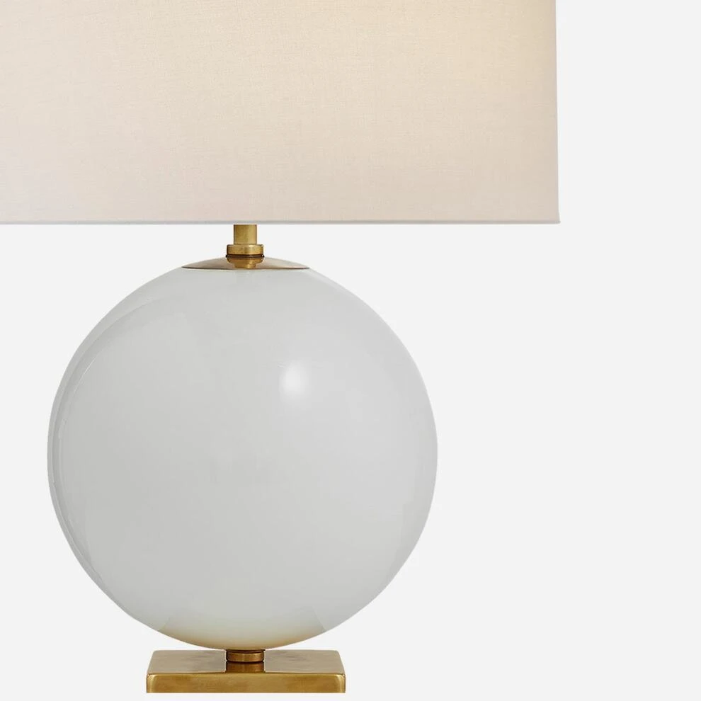 Elsie Table Lamp, Cream / Cream Shade 3 Elsie Table Lamp, Cream / Cream Shade - Image 3