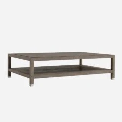 Raffles Grey Coffee Table, Grey -AuraLiving Furniture Store 215930 raffles coffee table angle