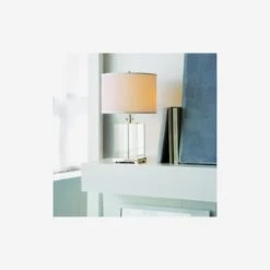 Block Table Lamp -AuraLiving Furniture Store 215953 block lifestyle