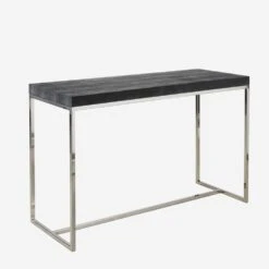 Fay Grey Console Table -AuraLiving Furniture Store 215973 fay console table grey angle cons0123