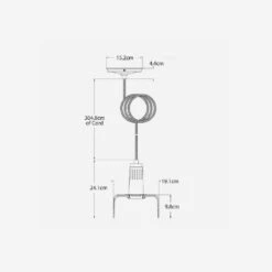 Iris Pendant Light -AuraLiving Furniture Store 216329 iris pendant lmp0588 lmp0590