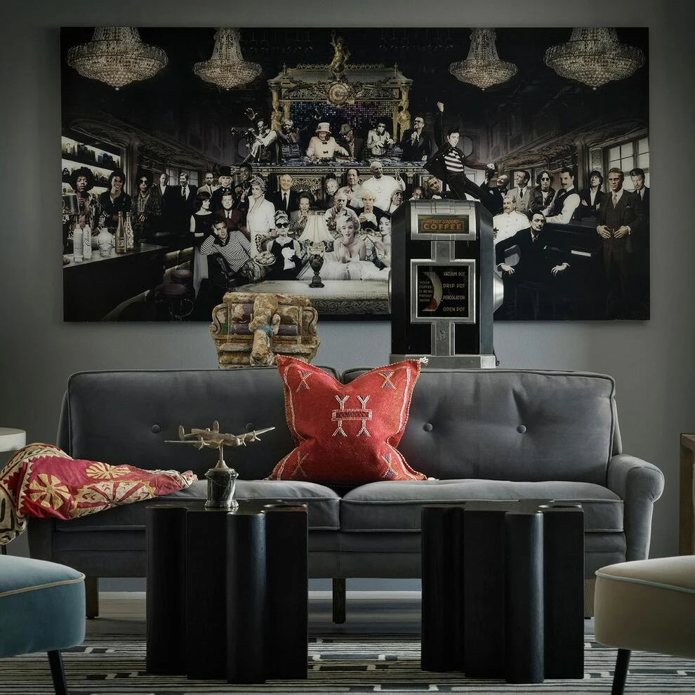 Firecracker Sofa, Grey 3 Firecracker Sofa, Grey - Image 3