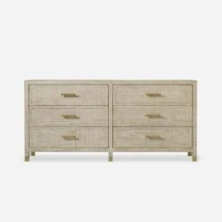 Raffles Chest Of Drawers, Large Natural -AuraLiving Furniture Store 216464 raffles large chest of drawers front