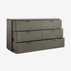Hampstead Chest Of Drawers -AuraLiving Furniture Store 216540 hampstead dresser smoked oak open