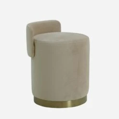 Otis Stool -AuraLiving Furniture Store 216713 otis latte angle