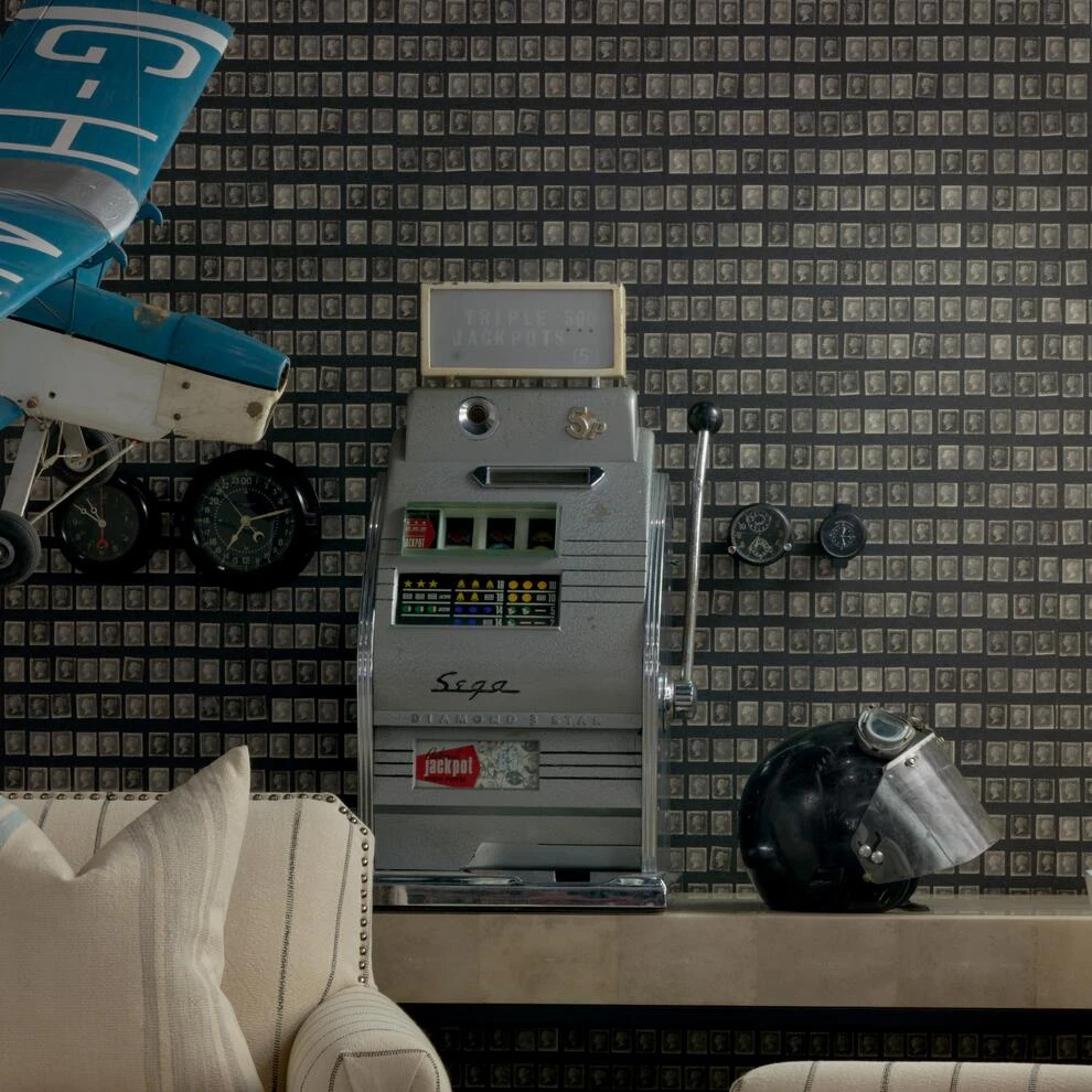 Penny Post Charcoal Wallpaper 1 Penny Post Charcoal Wallpaper