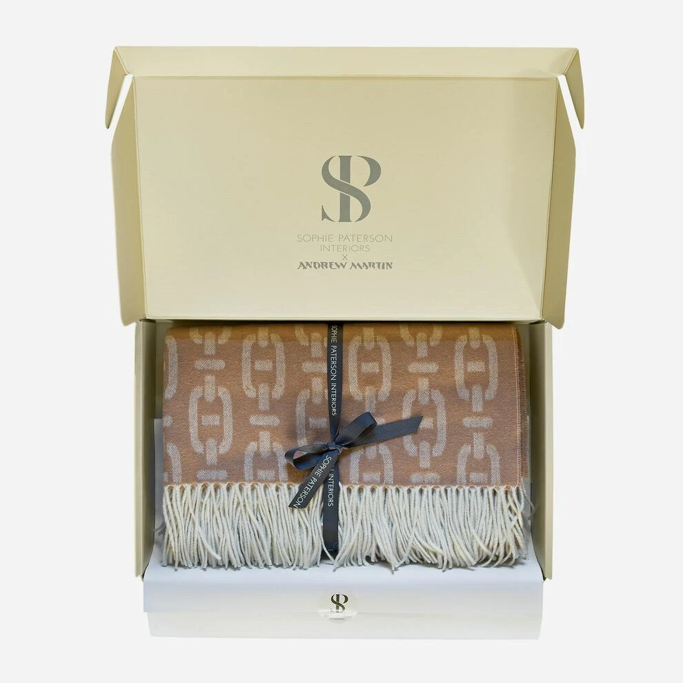 Burlington Tan Throw 3 Burlington Tan Throw - Image 3