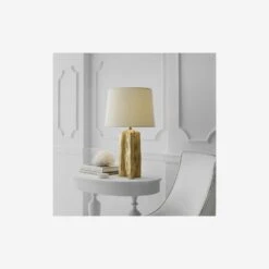Sierra Table Lamp, Gild -AuraLiving Furniture Store 217208 sierra buffet gold lifestyle