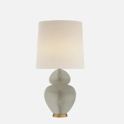 Michelena Table Lamp, Shell Grey